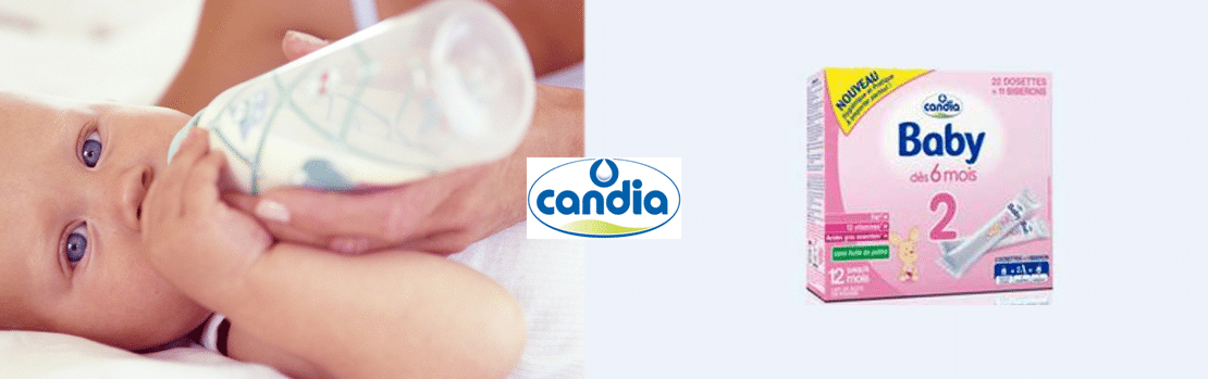 Candia crée le segment des dosettes de lait infantile
