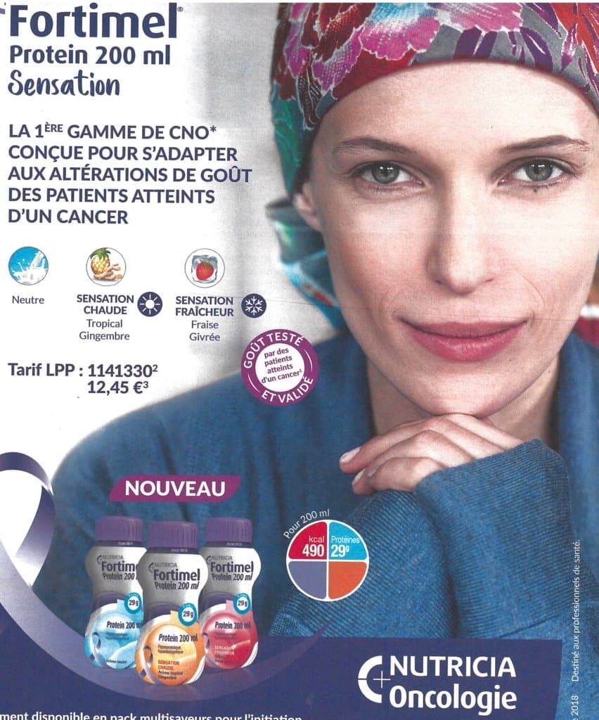 fortimel de nutricia contre la dénutrition 