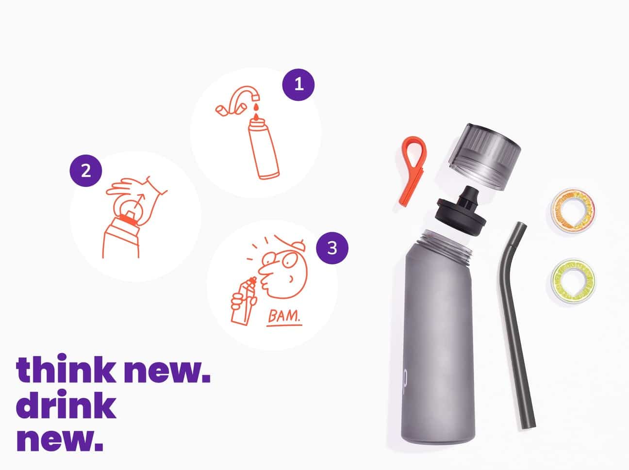PepsiCo soutient la start-up air up qui propose une gourde olfactive qui «  trompe » le cerveau pour se passer de sucre